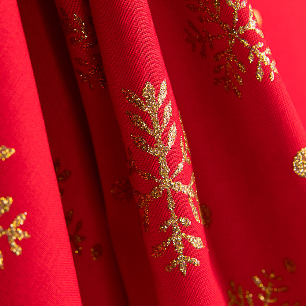 Coton Rouge Étoile Noël Doré - Ribes y Casals