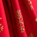 Coton Rouge Étoile Noël Doré - Ribes y Casals