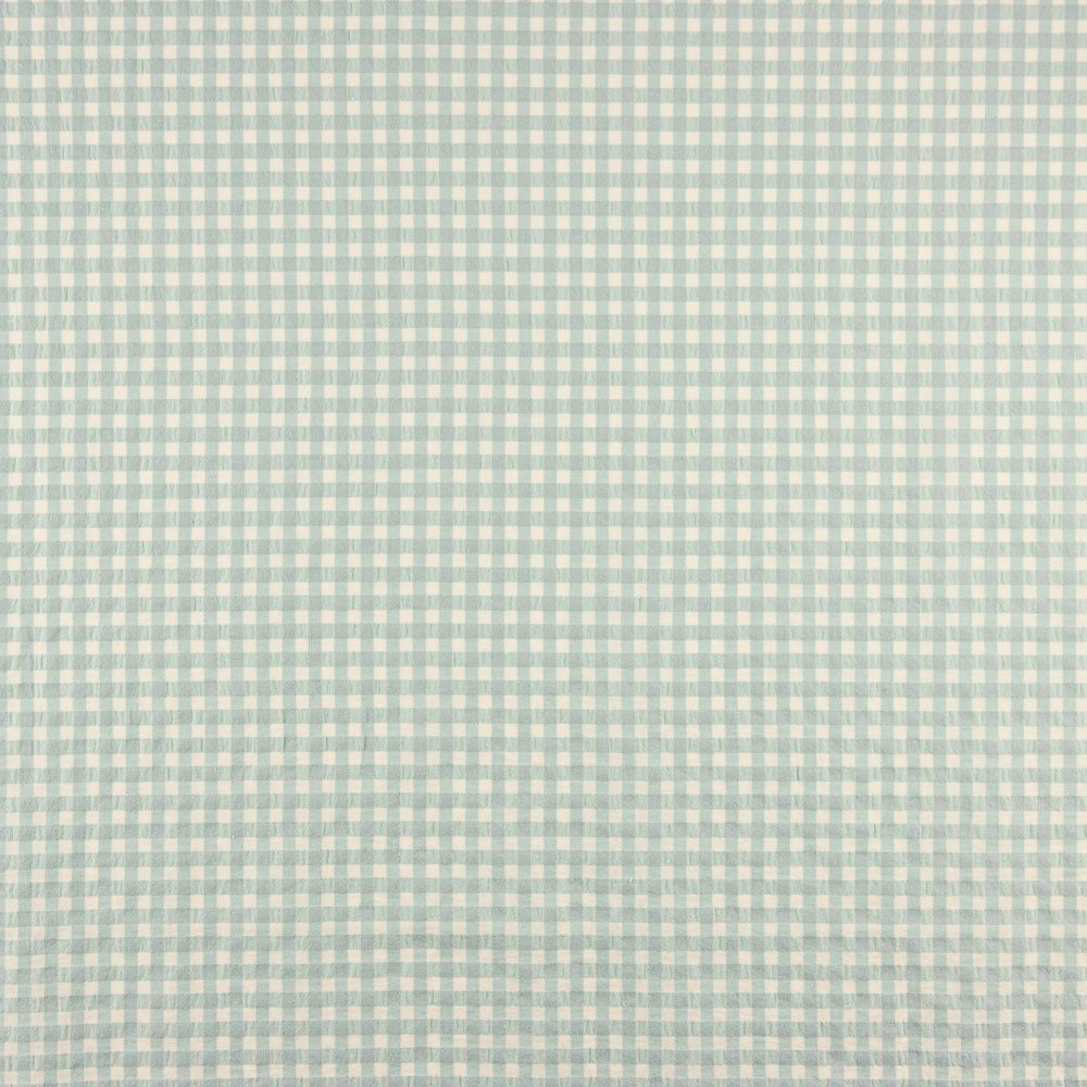 Coton Seersucker Medium Carreau Baltique - Ribes y Casals