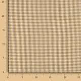 Coton Seersucker Check Mini Marron - Ribes y Casals