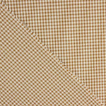 Coton Seersucker Check Mini Marron - Ribes y Casals