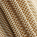 Coton Seersucker Check Mini Marron - Ribes y Casals