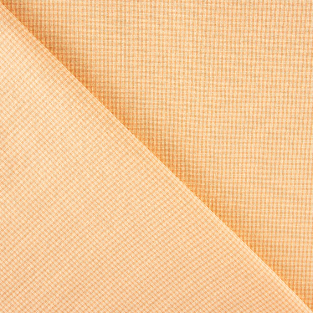 Coton Seersucker Mini Carreaux Vanille - Ribes y Casals