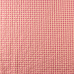 Seersucker Coton Carreaux Rose - Ribes y Casals