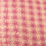 Seersucker Coton Carreaux Rose - Ribes y Casals