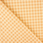 Coton seersucker à carreaux vanille - Ribes y Casals