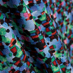 Mosaïque bleue en coton et élasthanne - Ribes y Casals