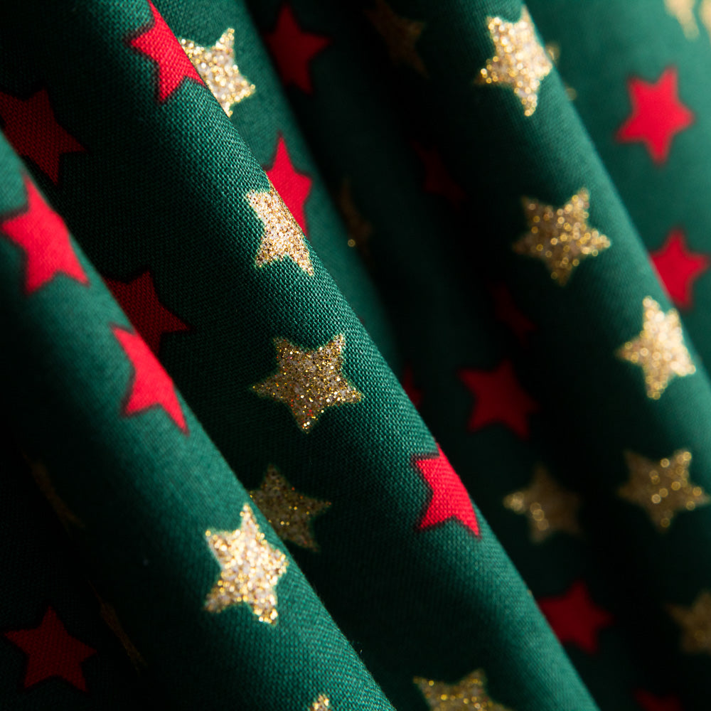 Coton Noël Étoiles Doré - Ribes y Casals