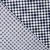 Coton Vichy Croix bleu marine - Ribes y Casals