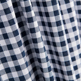 Coton Vichy Croix bleu marine - Ribes y Casals