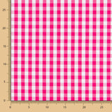 Coton Vichy Maxi Fuchsia - Ribes y Casals