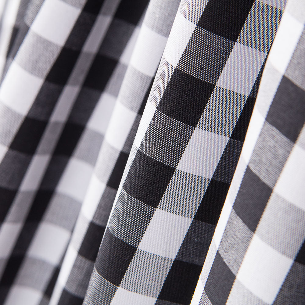 Coton Vichy Maxi Noir - Ribes y Casals