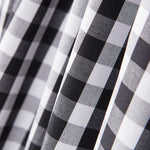 Coton Vichy Maxi Noir - Ribes y Casals