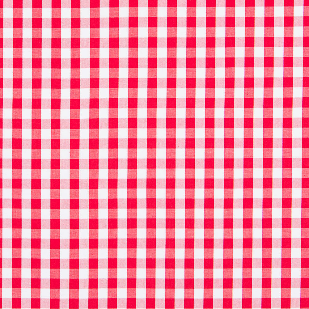 Coton Vichy Maxi Rouge - Ribes y Casals