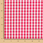 Coton Vichy Maxi Rouge - Ribes y Casals