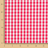 Coton Vichy Maxi Rouge - Ribes y Casals