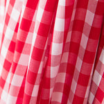 Coton Vichy Maxi Rouge - Ribes y Casals