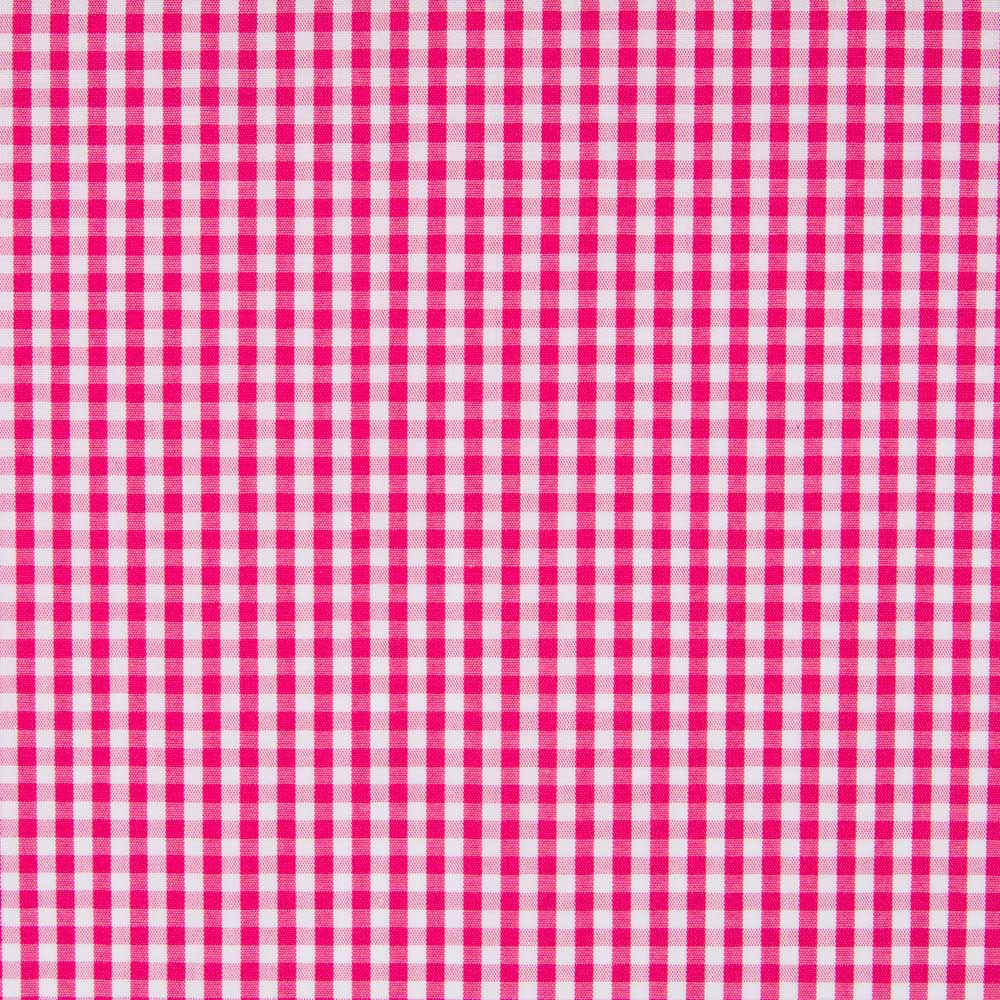 Coton Vichy Mini Fuchsia - Ribes y Casals