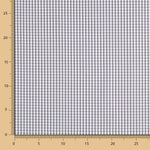 Coton Vichy Mini Gris - Ribes y Casals