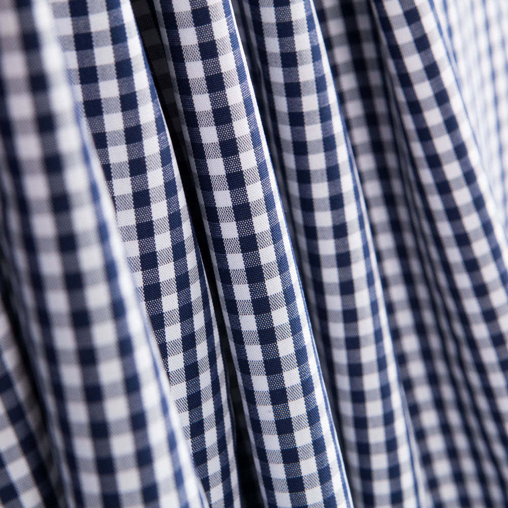 Coton Vichy Mini Marine - Ribes y Casals