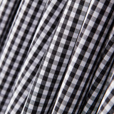 Coton Vichy Mini Noir - Ribes y Casals