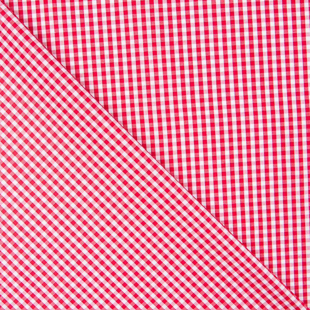 Coton Vichy Mini Rouge - Ribes y Casals