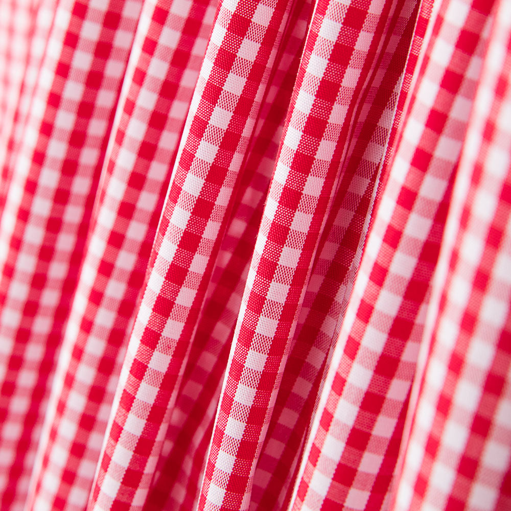 Coton Vichy Mini Rouge - Ribes y Casals