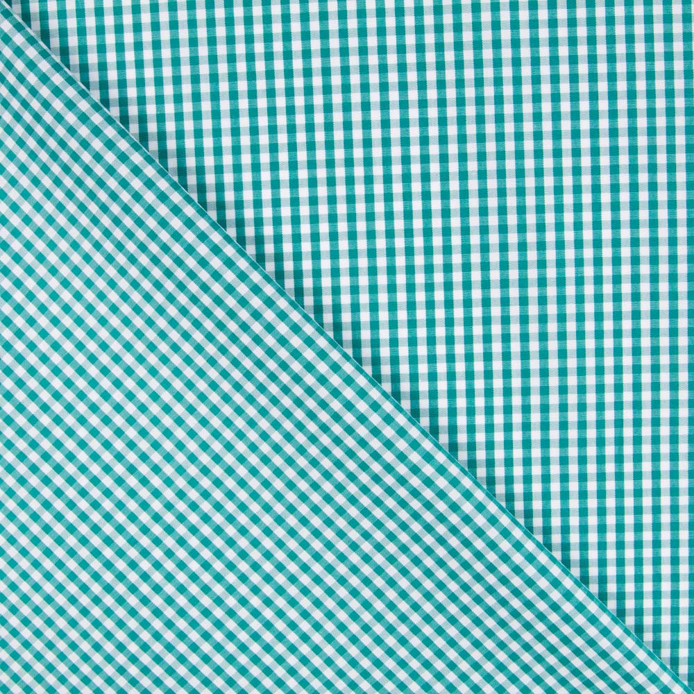 Coton Vichy Mini Vert - Ribes y Casals