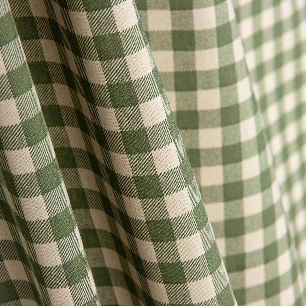 Coton Vichy Vert Forêt - Ribes y Casals