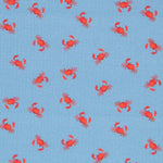 Coton Antibactérien Denim Bleu Crabe - Ribes y Casals