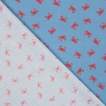 Coton Antibactérien Denim Bleu Crabe - Ribes y Casals