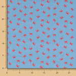 Coton Antibactérien Denim Bleu Crabe - Ribes y Casals