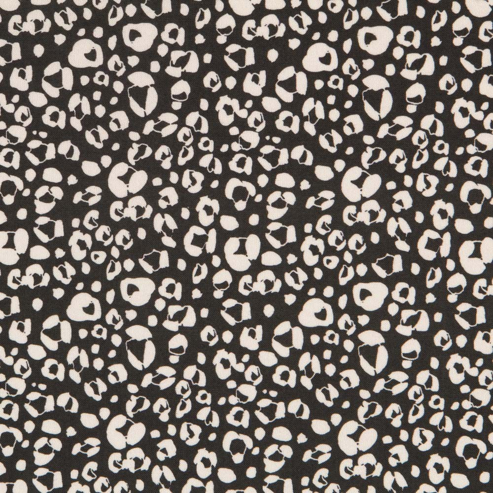 Coton Antibactérien Moucheté Noir - Ribes y Casals