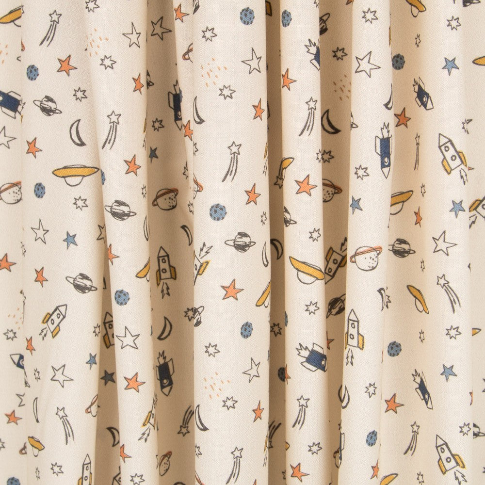 Coton Antibactérien Crème Univers - Ribes y Casals