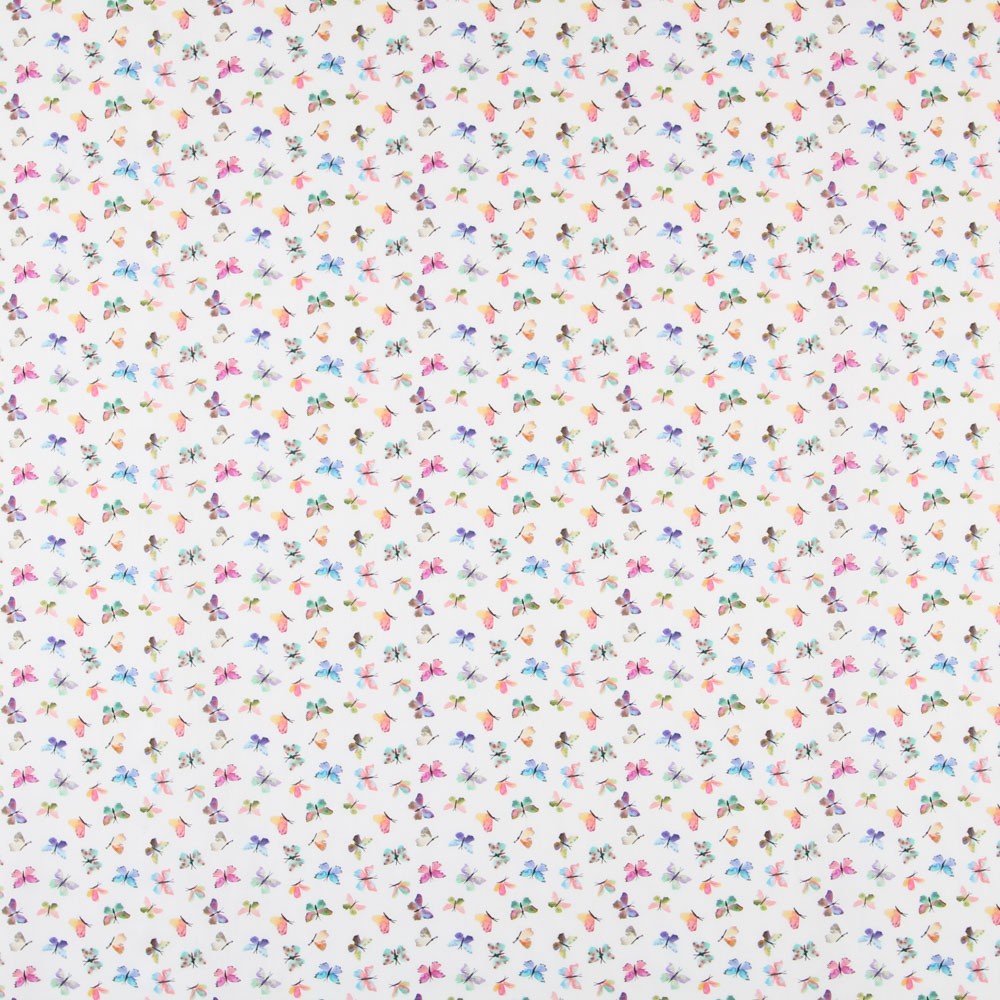 Coton Satiné Blanc Papillon - Ribes y Casals