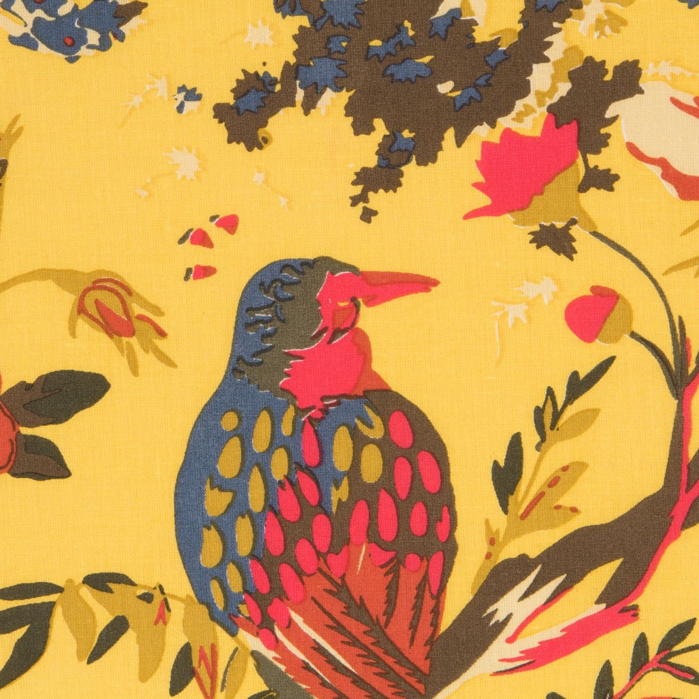 Tissu Coton Crétonne Jaunâtre - Ribes y Casals