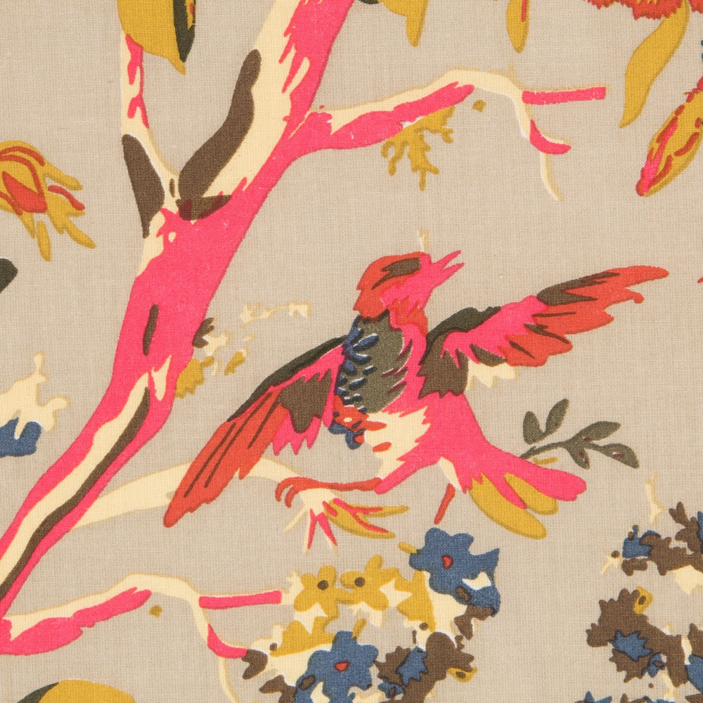 Tissu Coton Crétonne Beige - Ribes y Casals