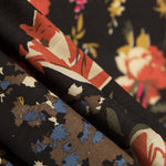 Tissu Coton Noir Crétonne - Ribes y Casals