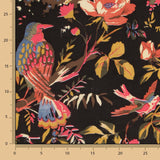 Tissu Coton Noir Crétonne - Ribes y Casals