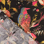 Tissu Coton Noir Crétonne - Ribes y Casals