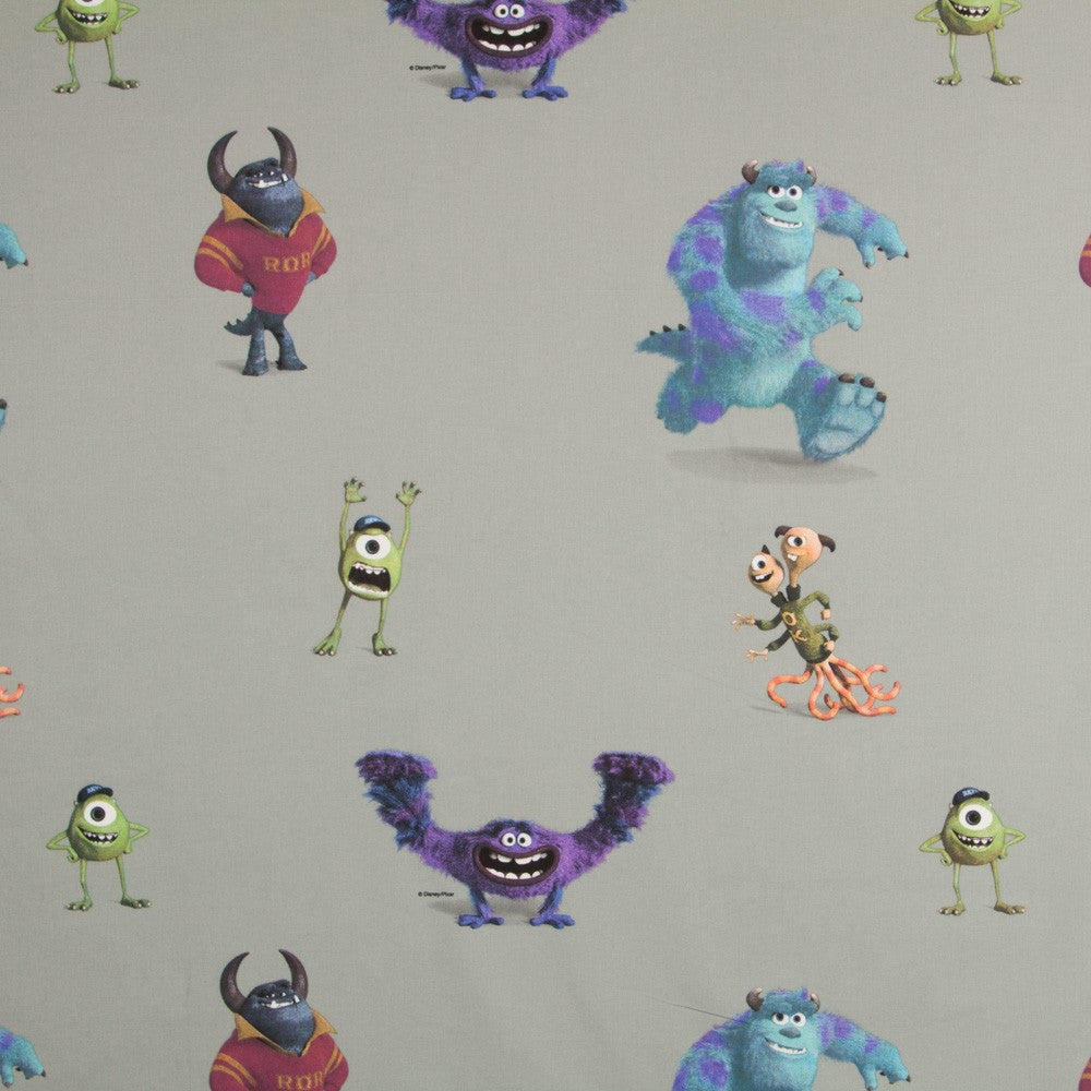 Draps Disney Monsters Inc. Gris - Ribes y Casals