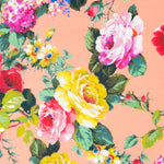 Coton Imprimé Fleur Flamenca Saumon - Ribes y Casals