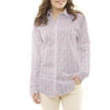 Coton Satiné Flamants Gris - Ribes y Casals