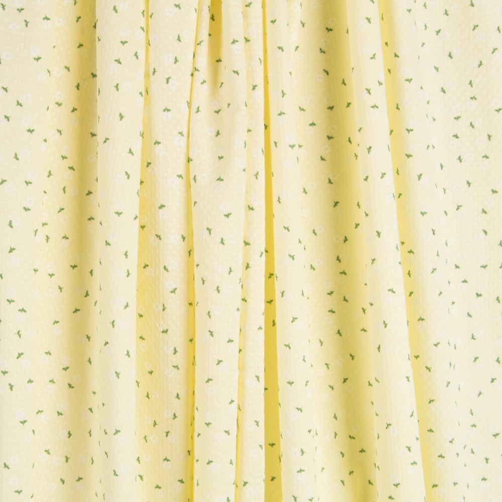 Tissu Coton Jacquard Jaune - Ribes y Casals