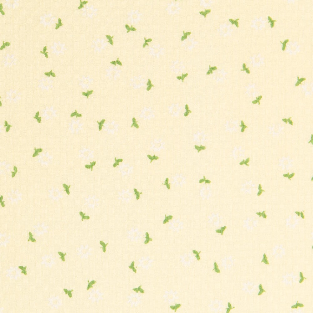 Tissu Coton Jacquard Jaune - Ribes y Casals