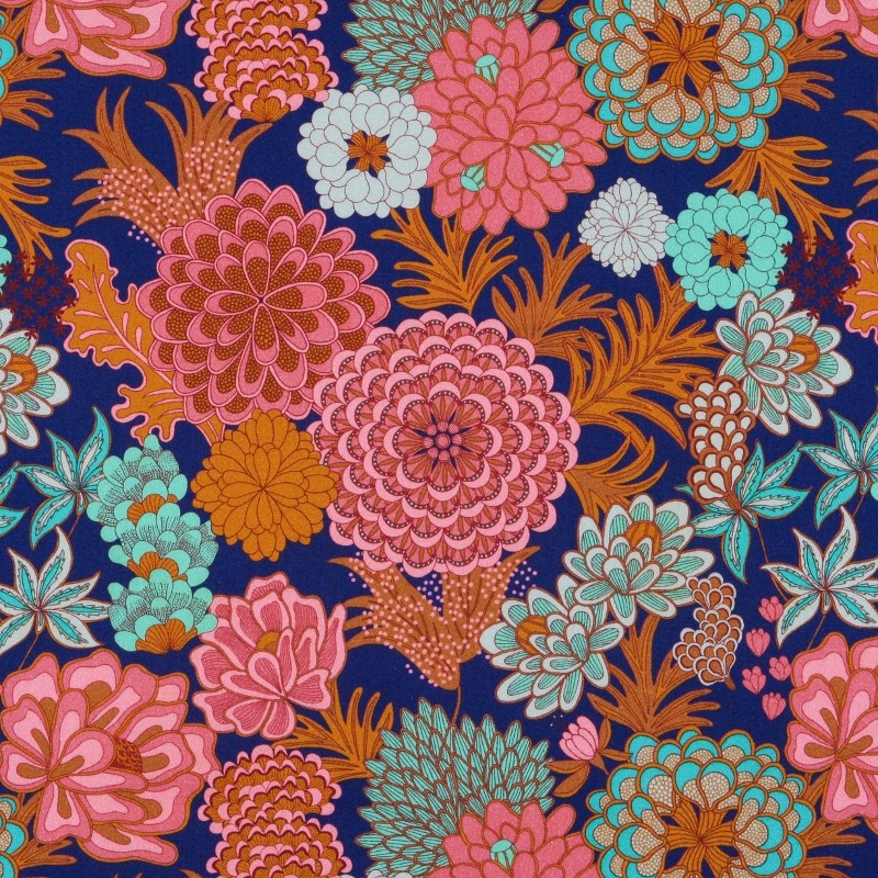 Coton Lycra Kuwait Bleu - Ribes y Casals