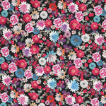 Coton Mode Fleuri Fuchsia - Ribes y Casals
