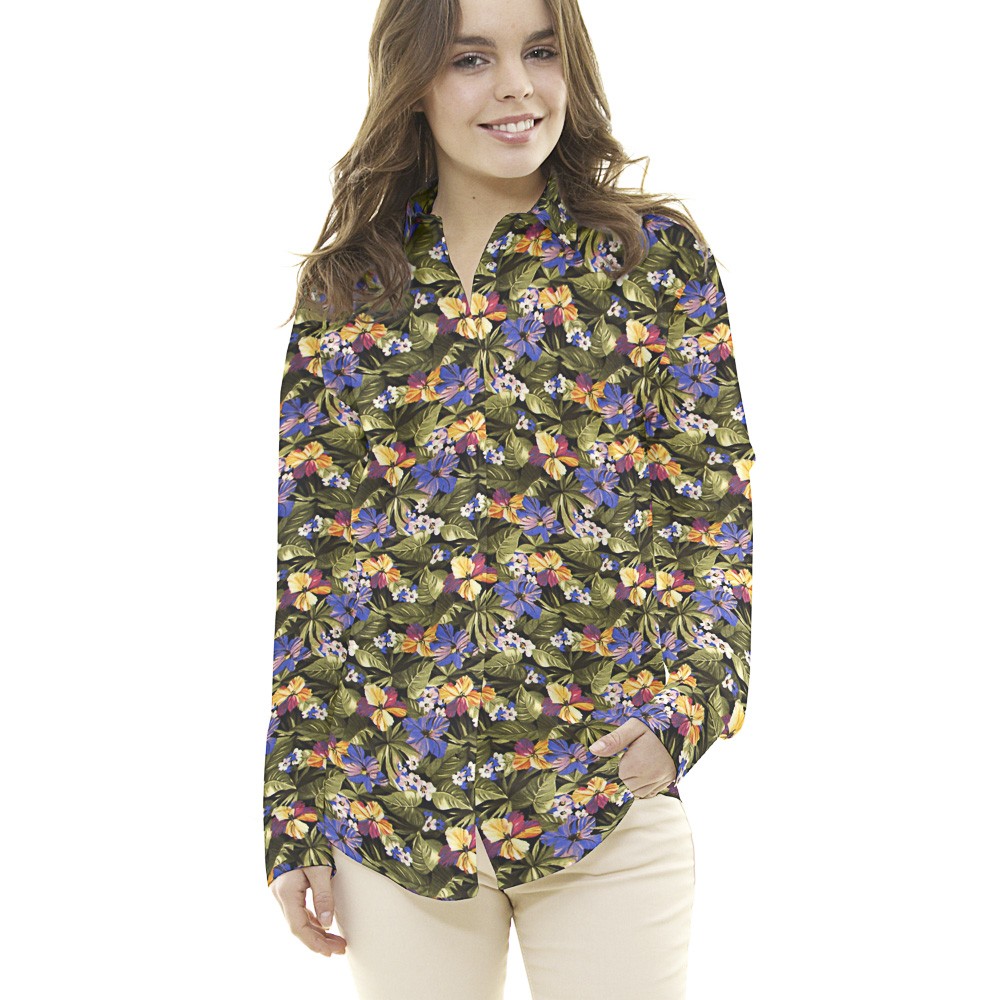 Mode Coton Hibiscus Noir - Ribes y Casals