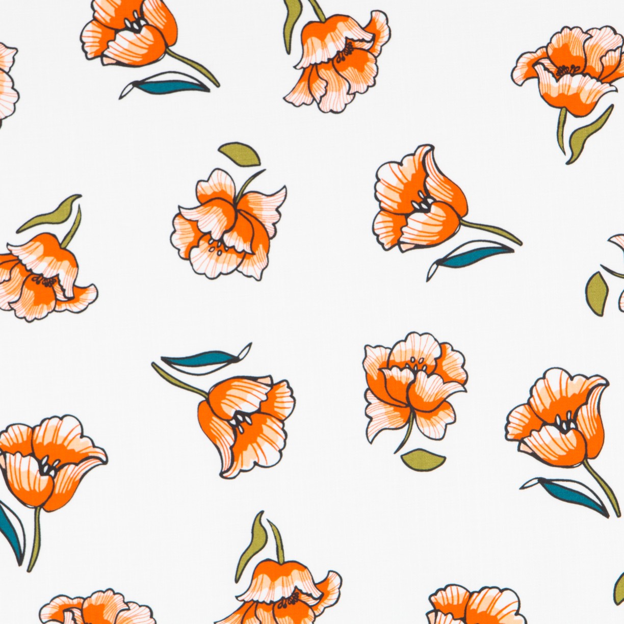 Coton Ethnique Fleur Blanc - Ribes y Casals