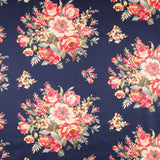 Spandex Crétonne Bleu Coton Nuit - Ribes y Casals